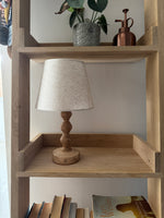 Bobbin Beech Style Rechargeable Touch Lamp
