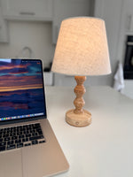 Bobbin Beech Style Rechargeable Touch Lamp