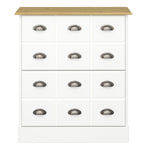 Nola Shoe Cabinet White & Pine