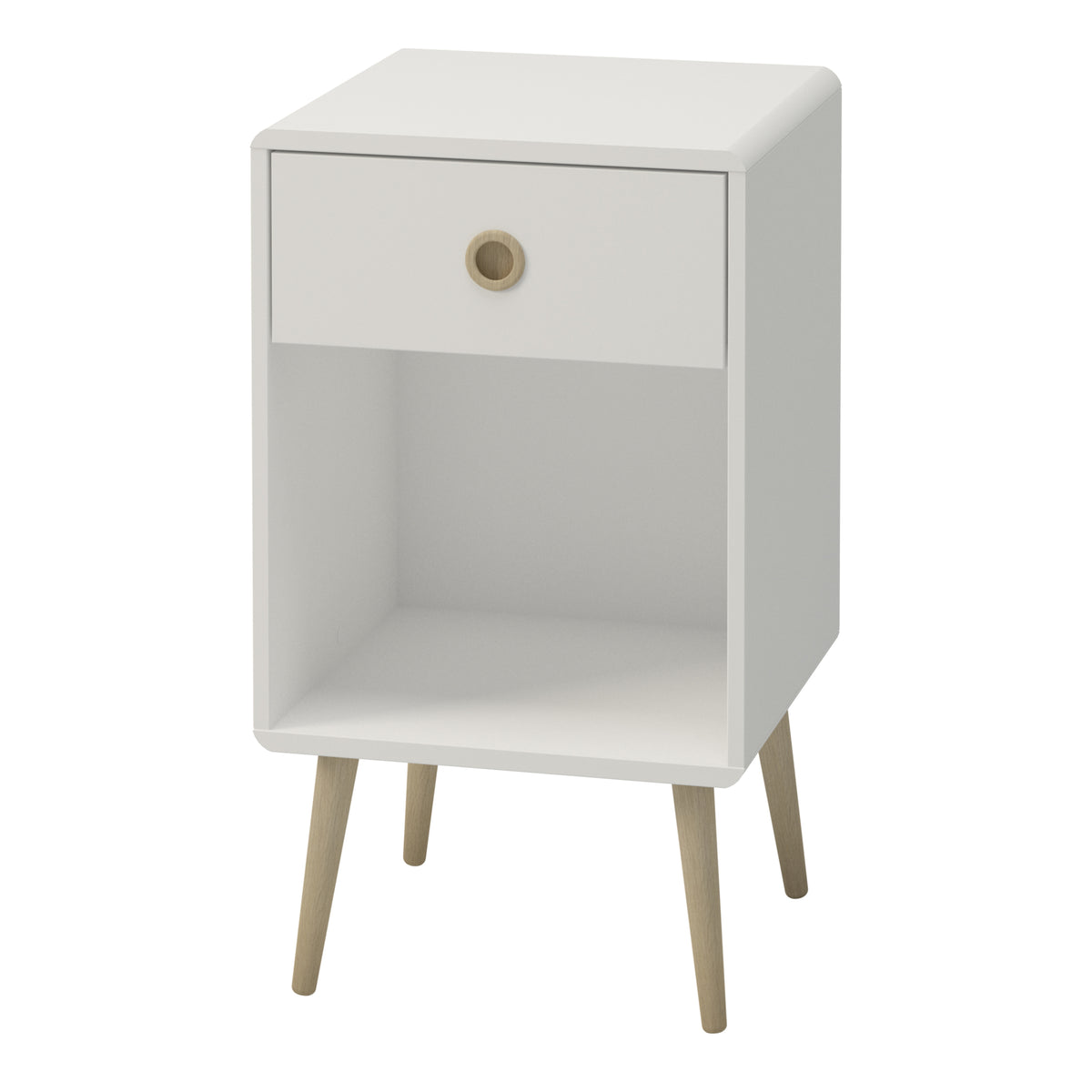 Softline 1 Drawer Chest Off White