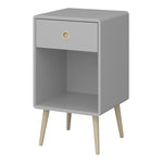 Softline 1 Drawer Chest Grey