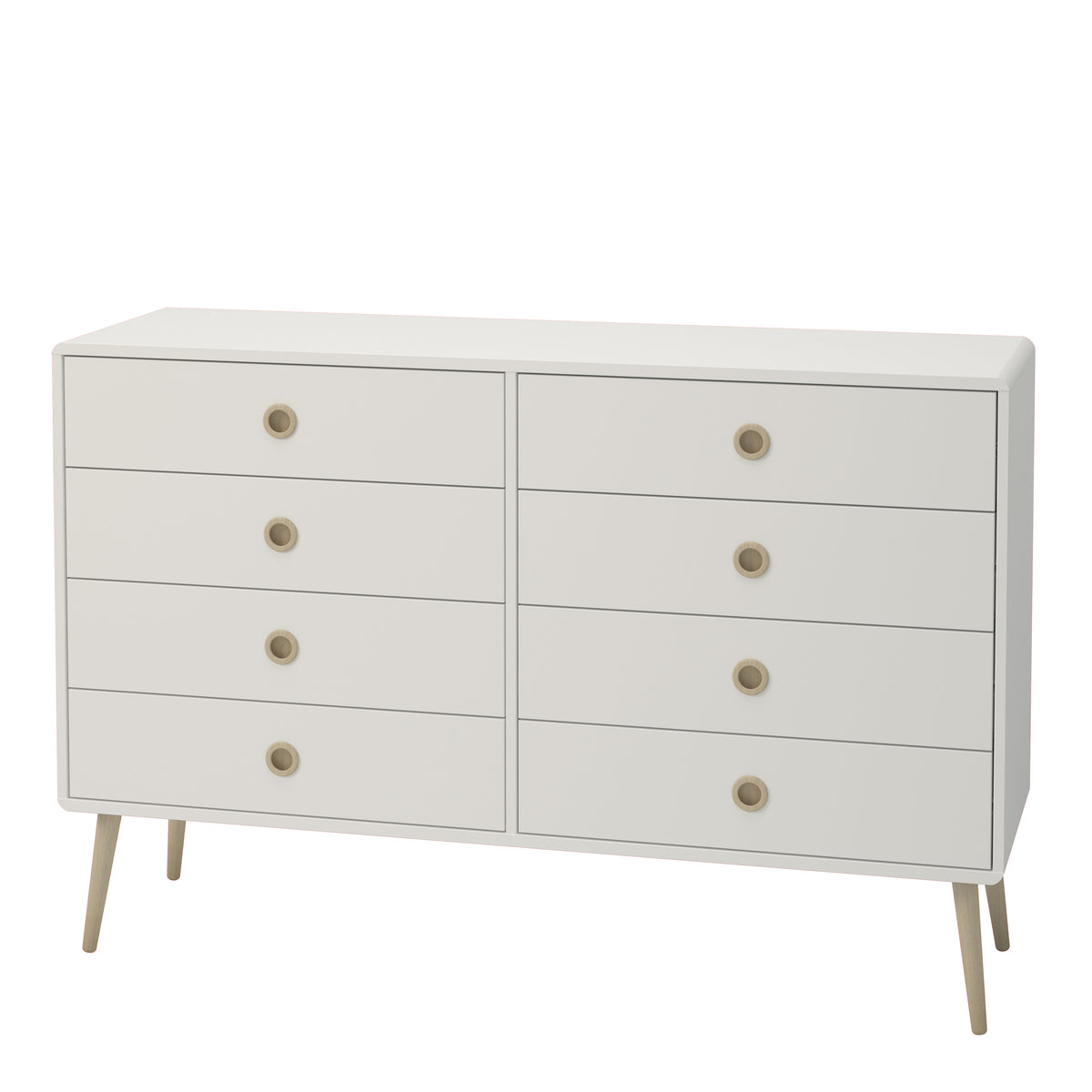 Softline 4 + 4 Wide Chest Off White