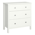 Tromso 3 Drawer Chest Off White