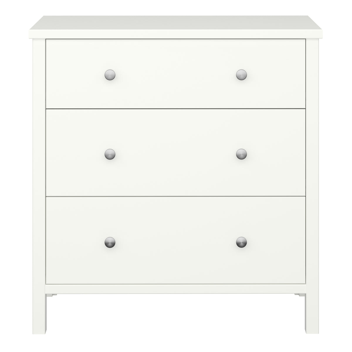 Tromso 3 Drawer Chest Off White