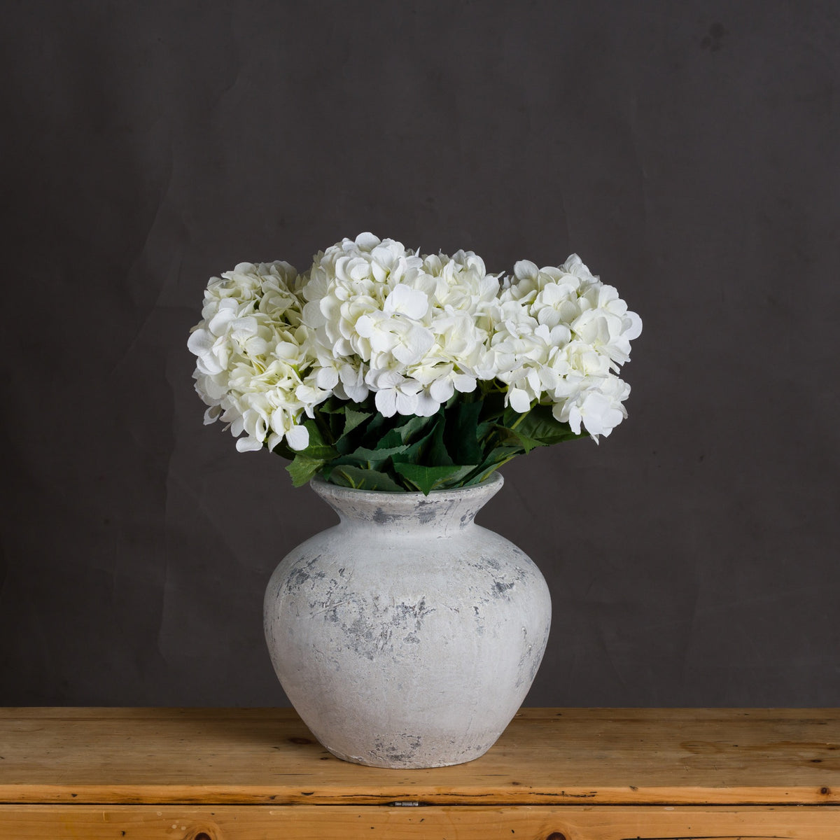 Darcey Antique White Vase