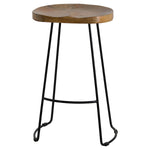 Franklin Hardwood Shape Bar Stool