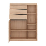 Kensington 2 Door 3 Drawer Cabinetin Oak