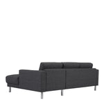 Cleveland Chaiselongue Sofa (RH) in Nova Anthracite