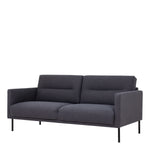 Larvik 2.5 Seater Sofa -Anthracite, Black Legs