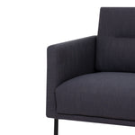 Larvik 2.5 Seater Sofa -Anthracite, Black Legs