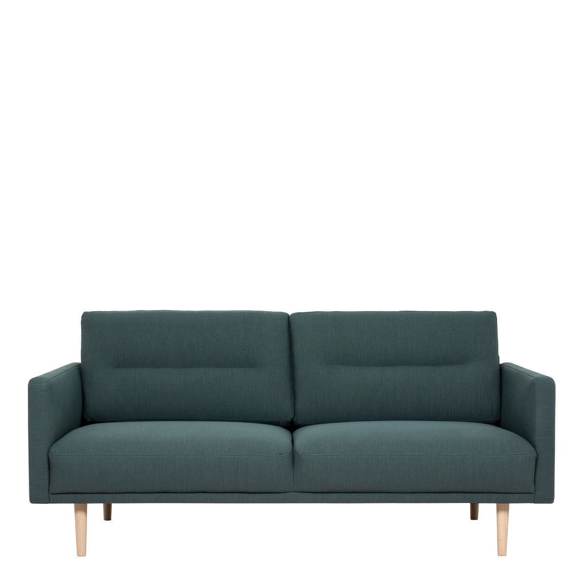 Larvik 2.5 Seater Sofa - Dark Green, Oak Legs