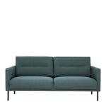 Larvik 2.5 Seater Sofa - Dark Green, Black Legs