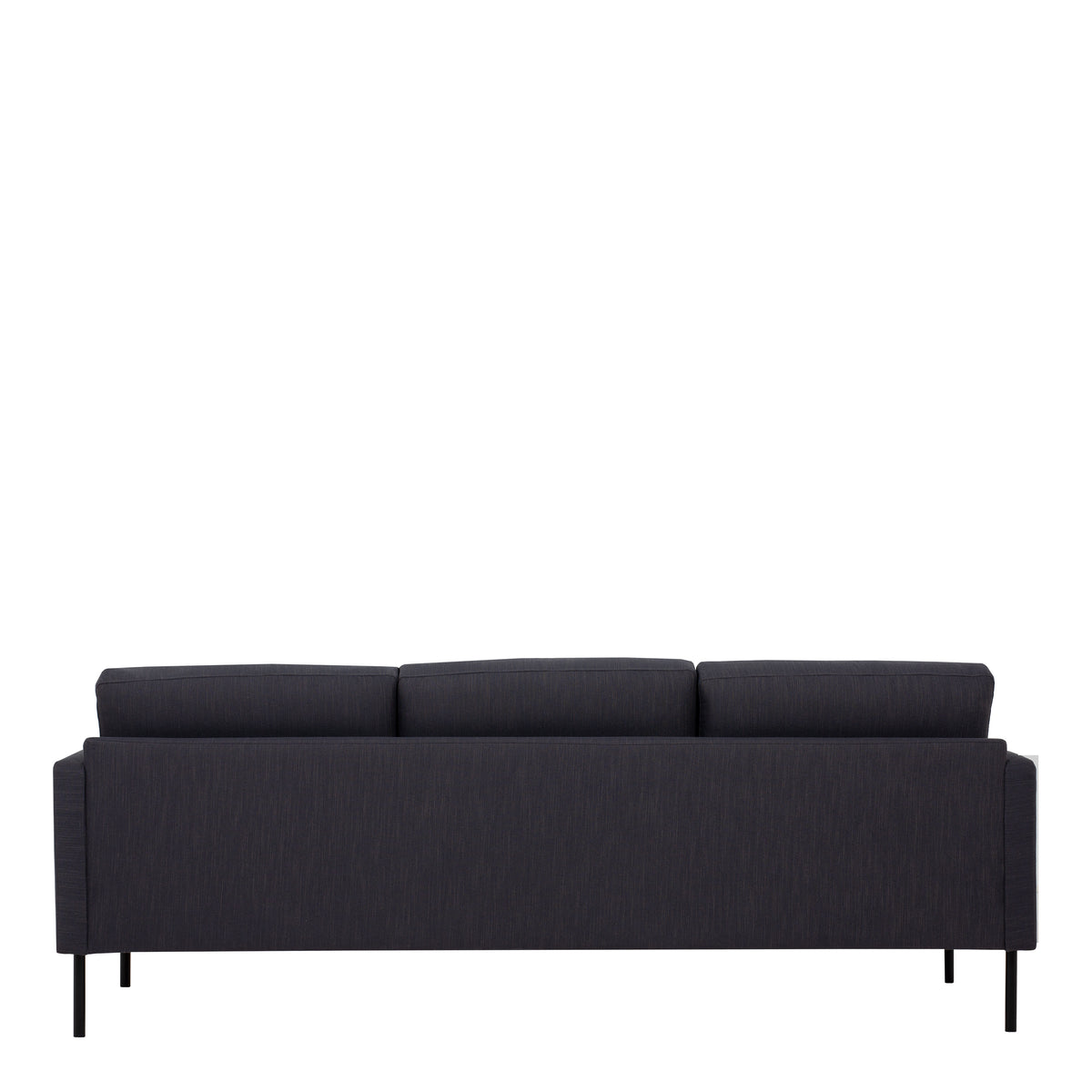 Larvik 3 Seater Sofa - Anthracite, Black Legs