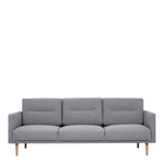 Larvik 3 Seater Sofa - Grey, Oak Legs