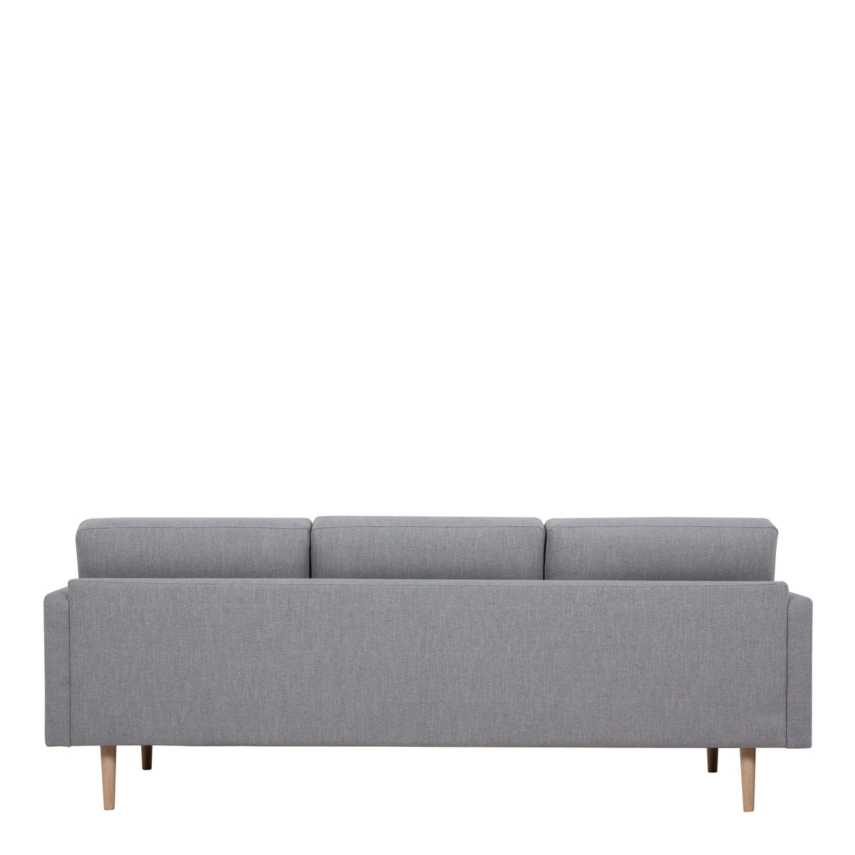 Larvik 3 Seater Sofa - Grey, Oak Legs