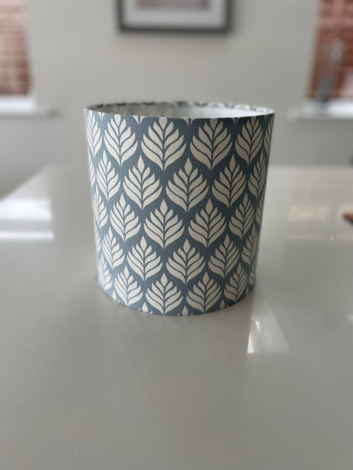 Elise Lampshade in Chambray Blue