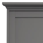 Paris Wardrobe with 3 Doors in Matt Grey