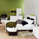 Paris Double Bed (140 x 200) in White