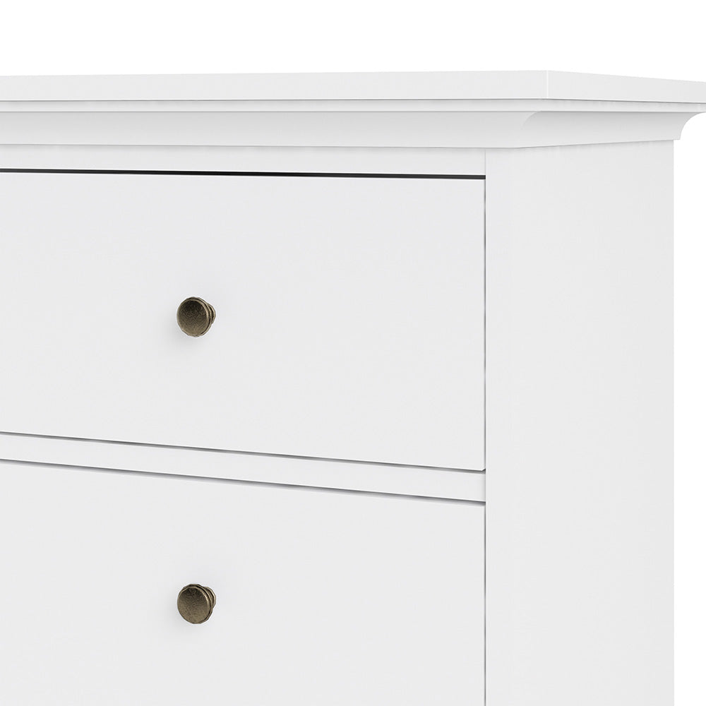 Paris Chest of 4 Drawers in White