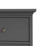 Paris Chest of 4 Drawers in Matt Grey