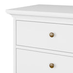 Paris Chest 5 drawers in White