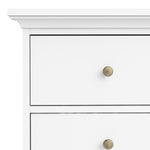 Paris Chest of 8 Drawers in White