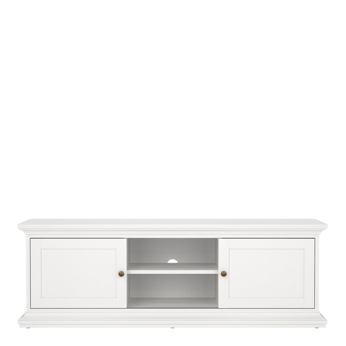 Paris TV-unit 2 frame Doors in White