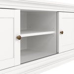 Paris TV-unit 2 frame Doors in White