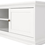 Paris TV-unit 2 frame Doors in White