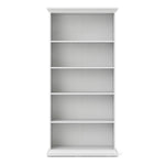 Paris Tall Bookcase in White