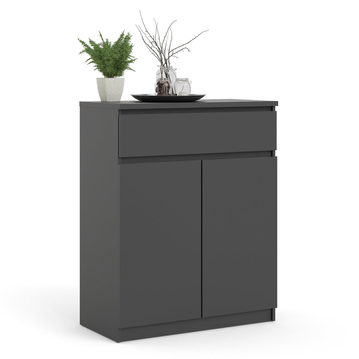 Naia Sideboard - 1 Drawer 2 Doors in Black Matt