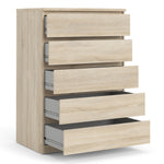 Naia Chest of 5 Drawers in Jackson Hickory Oak