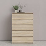 Naia Chest of 5 Drawers in Jackson Hickory Oak