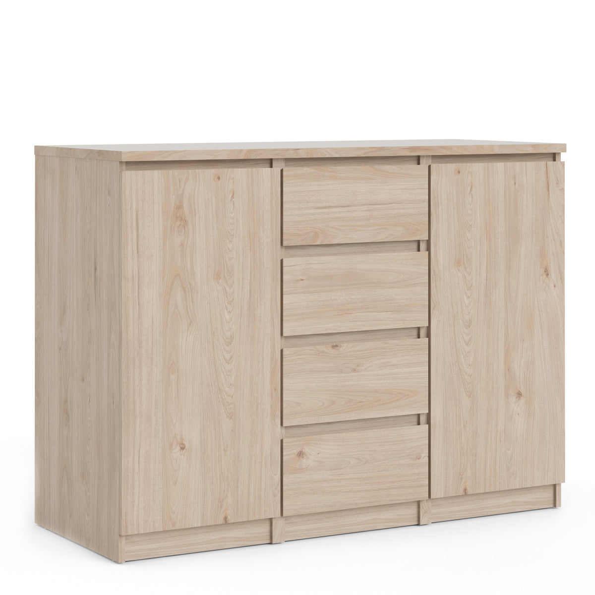 Naia Sideboard4 Drawers 2 Doors in Jackson Hickory Oak