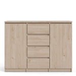 Naia Sideboard4 Drawers 2 Doors in Jackson Hickory Oak