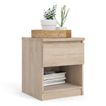 Naia Bedside 1 Drawer 1 Shelf in Jackson Hickory Oak