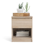 Naia Bedside 1 Drawer 1 Shelf in Jackson Hickory Oak