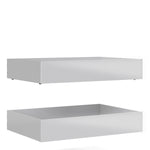 Naia Set of 2 Underbed Drawers (for Single or Double beds) in White High Gloss