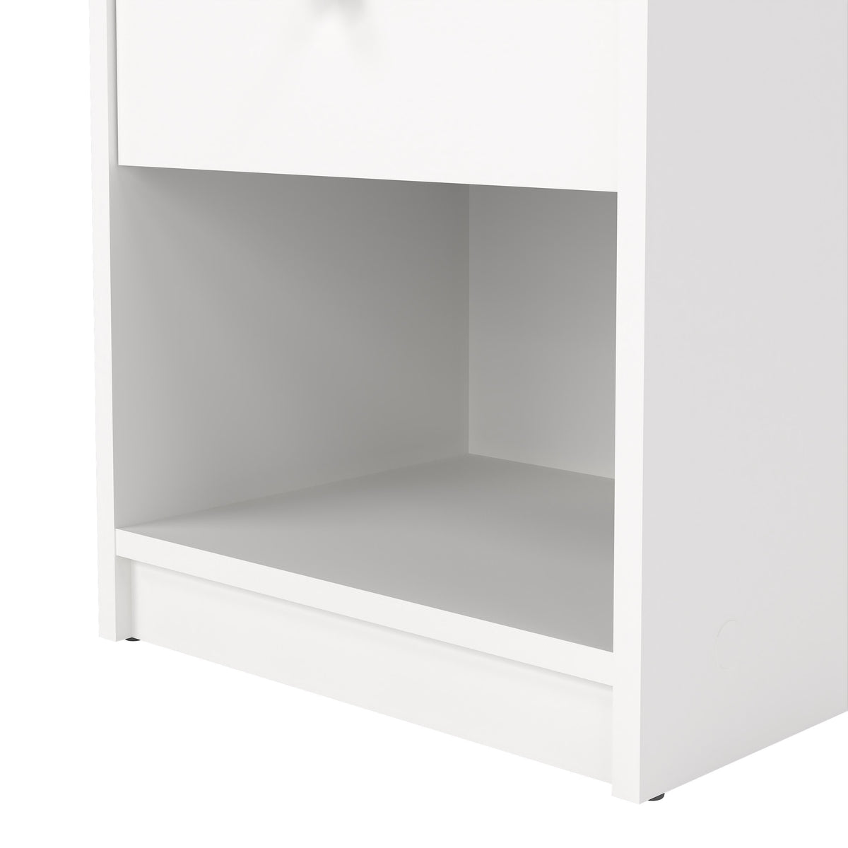 May Bedside 1 Drawer in White