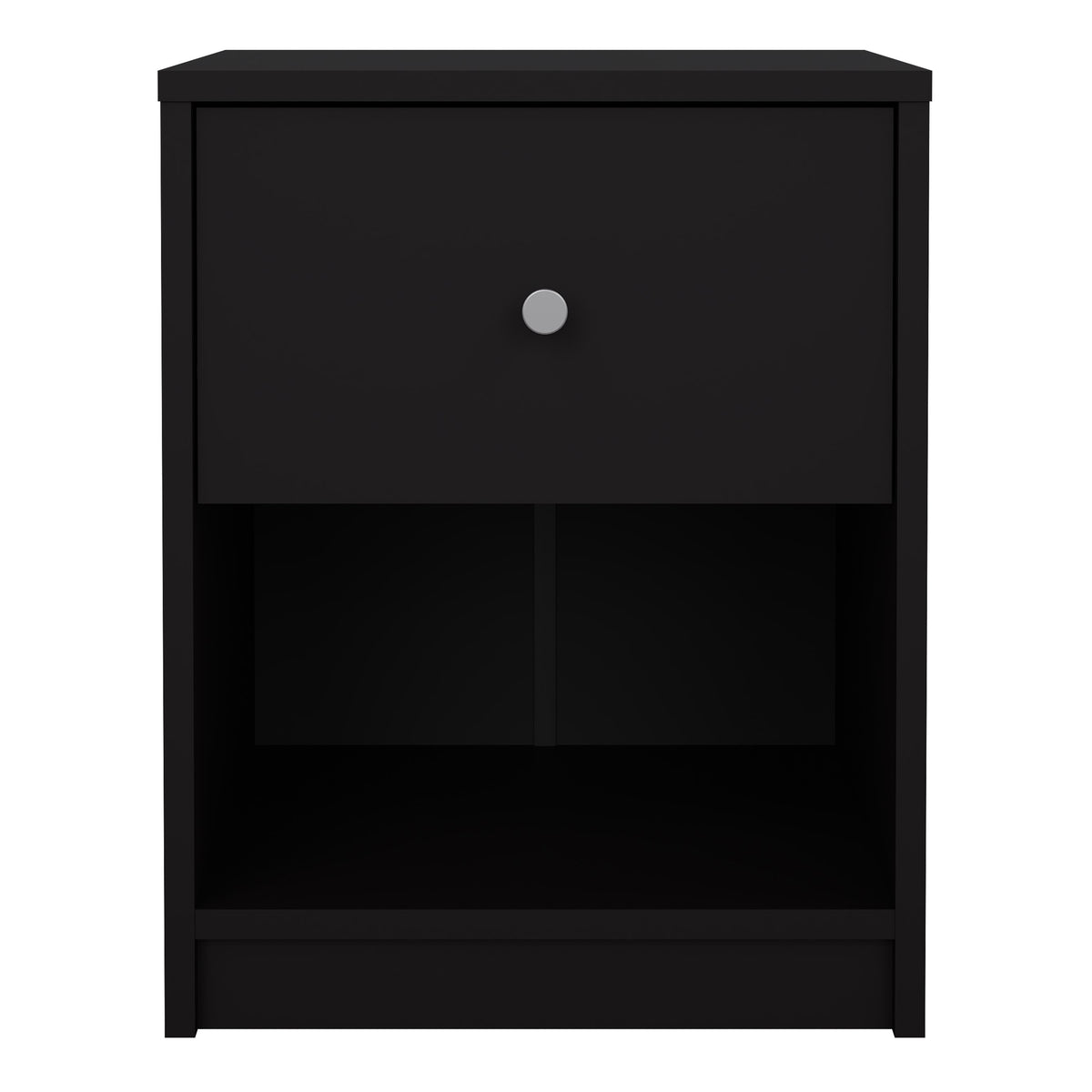 May Bedside 1 Drawer in Black