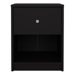 May Bedside 1 Drawer in Black