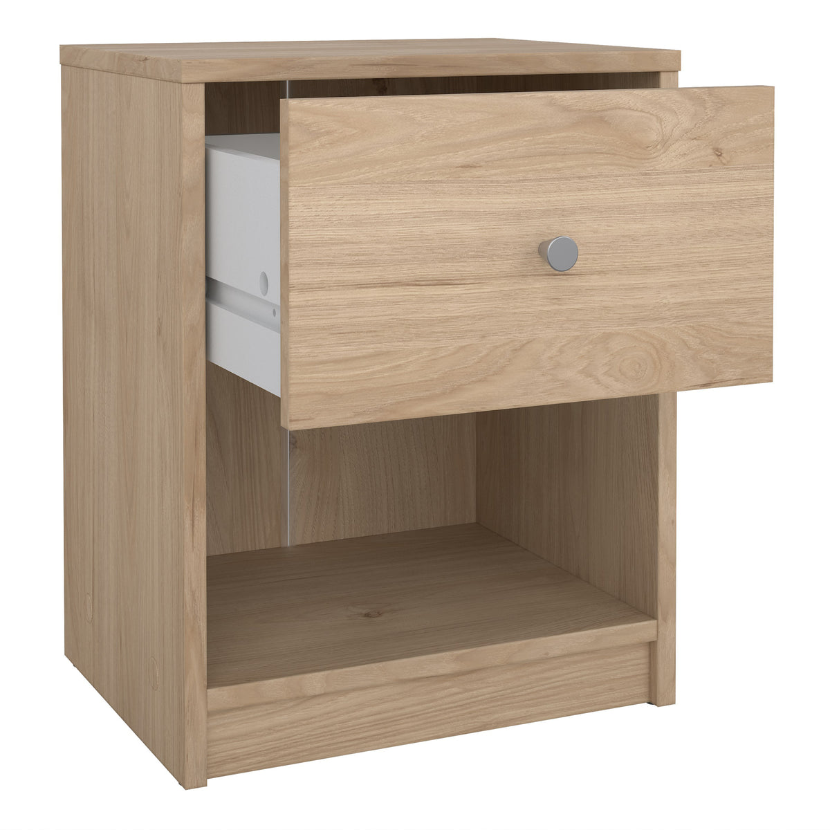 May Bedside 1 Drawer in Jackson Hickory Oak