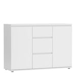 Nova Sideboard - 3 Drawers 2 Doors in White