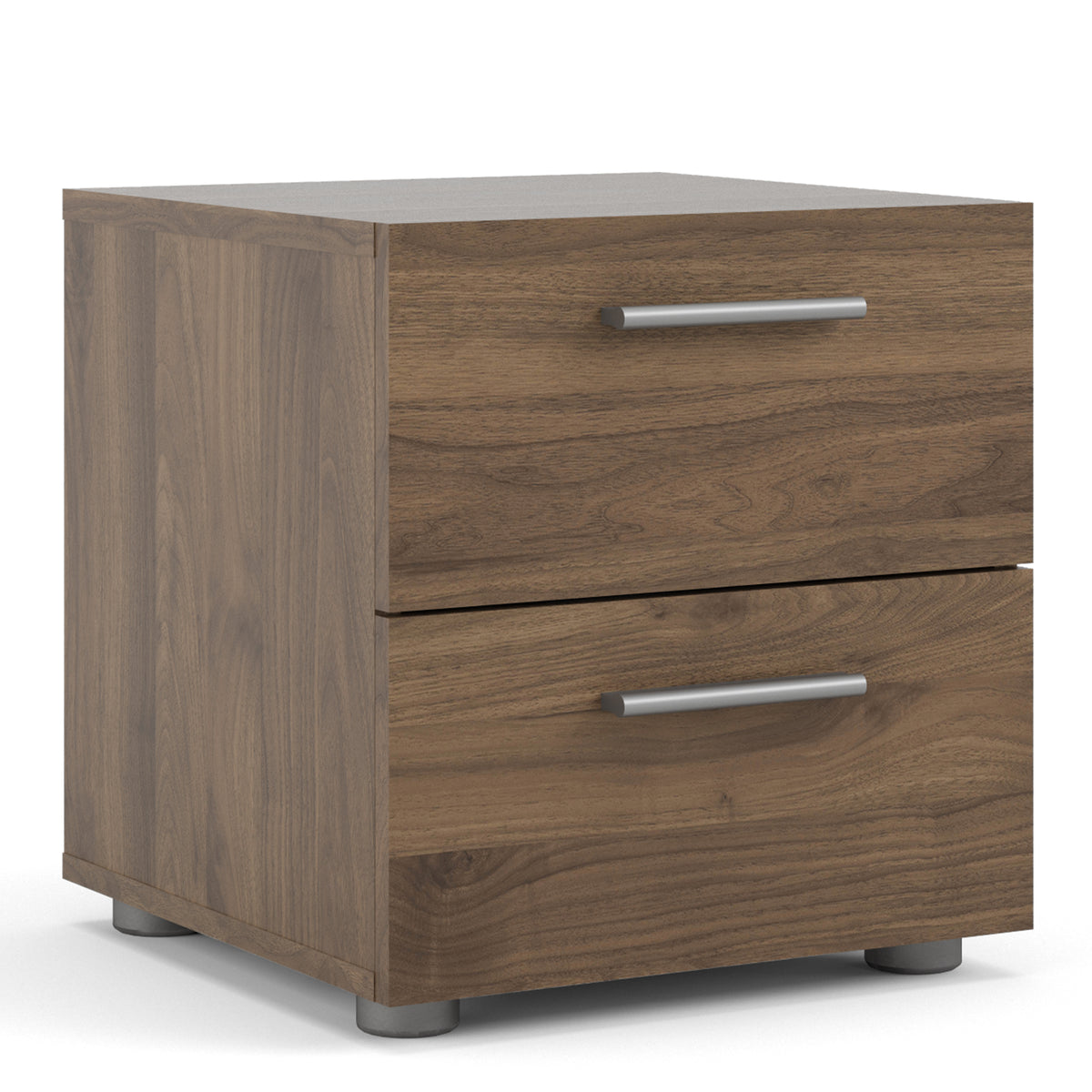 Pepe Bedside 2 Drawers in Walnut