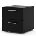 Pepe Bedside 2 Drawers in Black