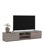 Match TV Unit 2 Drawers 2 Shelf in Truffle Oak