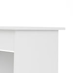 Function Plus Desk (3+1) handle free Drawer in White