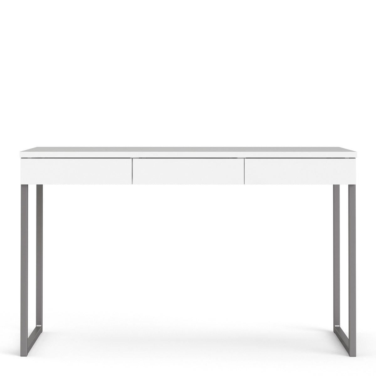 Function Plus Desk 3 Drawers in White