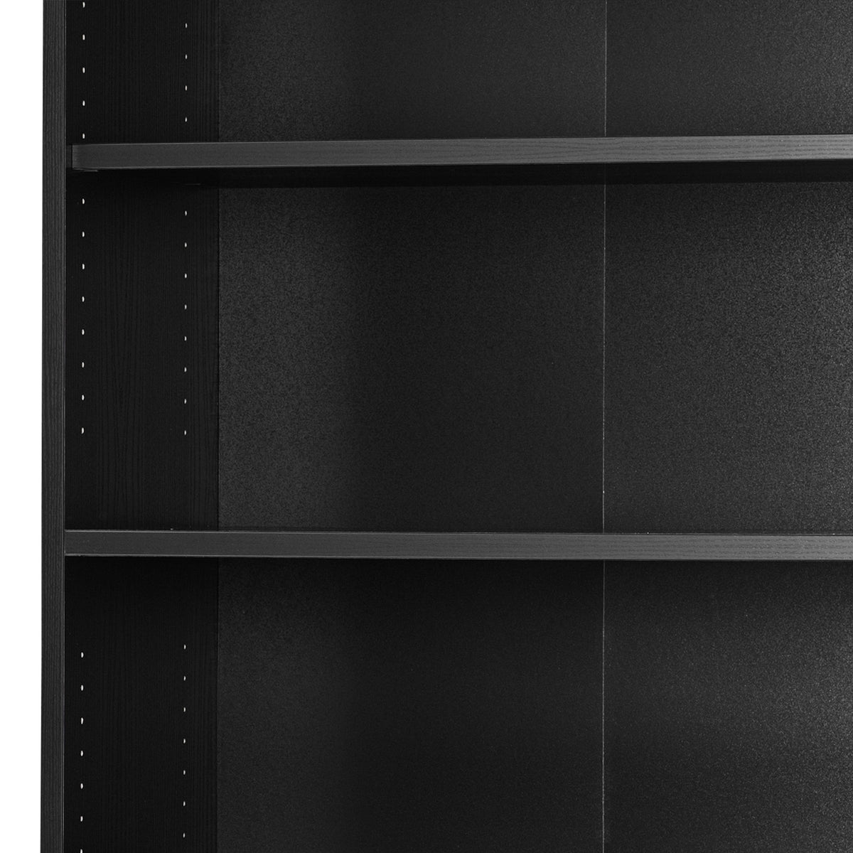 Prima Bookcase 2 Shelves With 2 Drawers And 2 Doors In Black Woodgrain