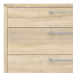 Prima Office Storage With 2 Drawers + 2 File Drawers In Oak